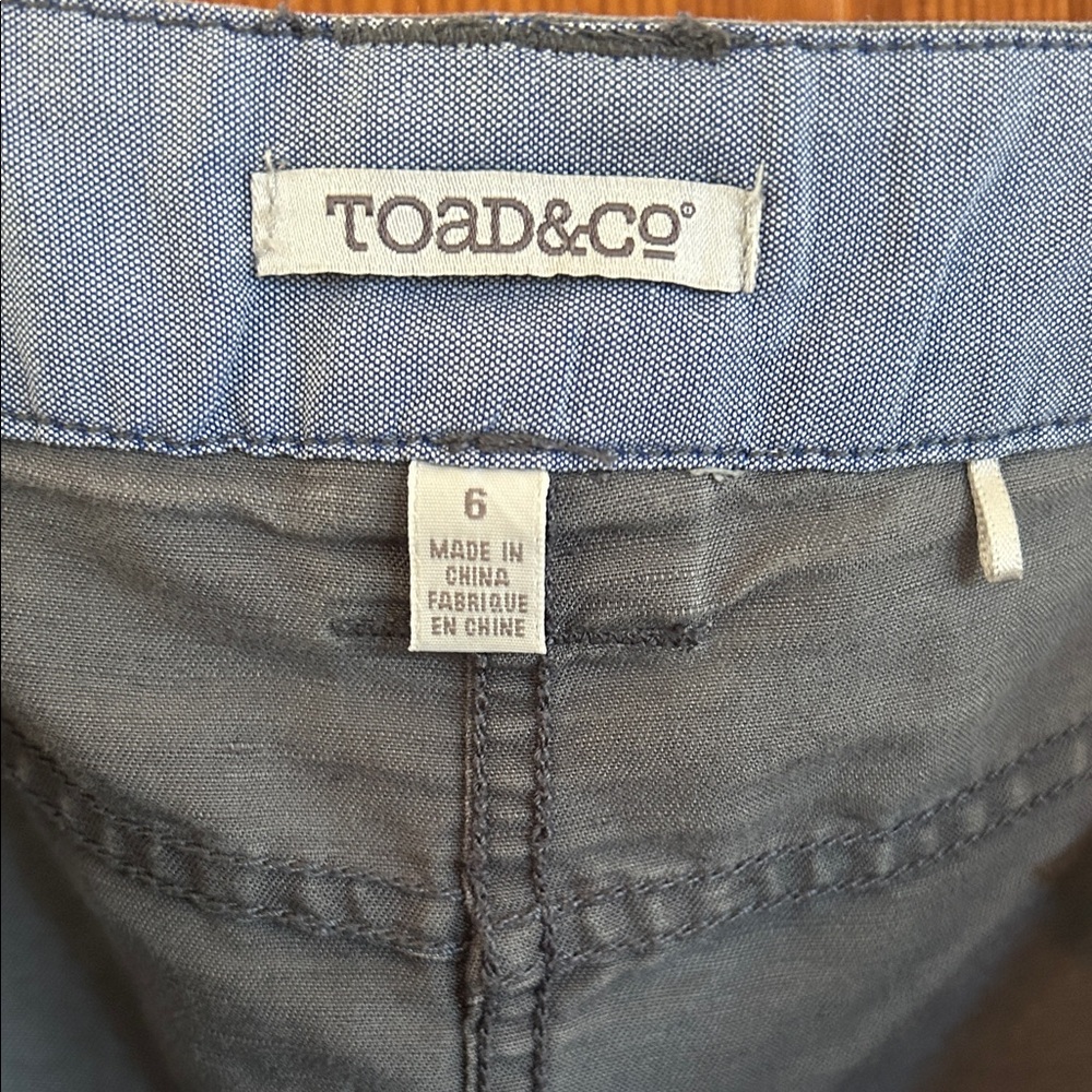 Toad&Co Charcoal Skirt